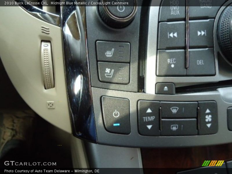 Midnight Blue Metallic / Cocoa/Light Cashmere 2010 Buick LaCrosse CXL