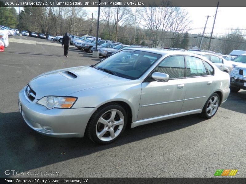 Brilliant Silver Metallic / Off-Black 2006 Subaru Legacy 2.5 GT Limited Sedan