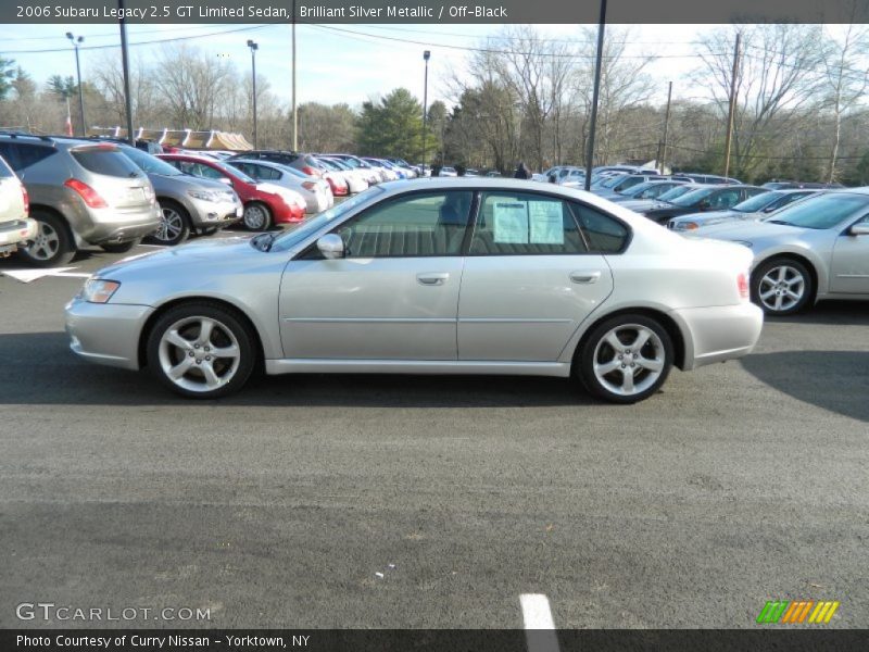 Brilliant Silver Metallic / Off-Black 2006 Subaru Legacy 2.5 GT Limited Sedan