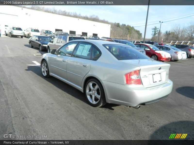 Brilliant Silver Metallic / Off-Black 2006 Subaru Legacy 2.5 GT Limited Sedan