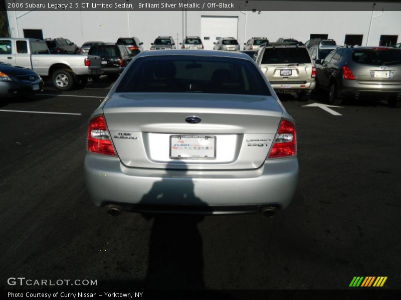 Brilliant Silver Metallic / Off-Black 2006 Subaru Legacy 2.5 GT Limited Sedan