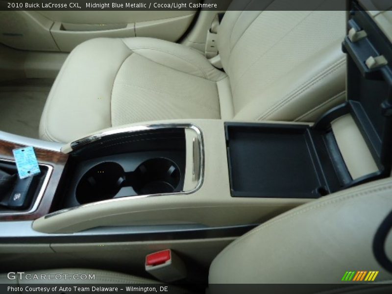 Midnight Blue Metallic / Cocoa/Light Cashmere 2010 Buick LaCrosse CXL