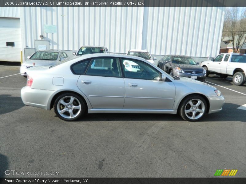 Brilliant Silver Metallic / Off-Black 2006 Subaru Legacy 2.5 GT Limited Sedan