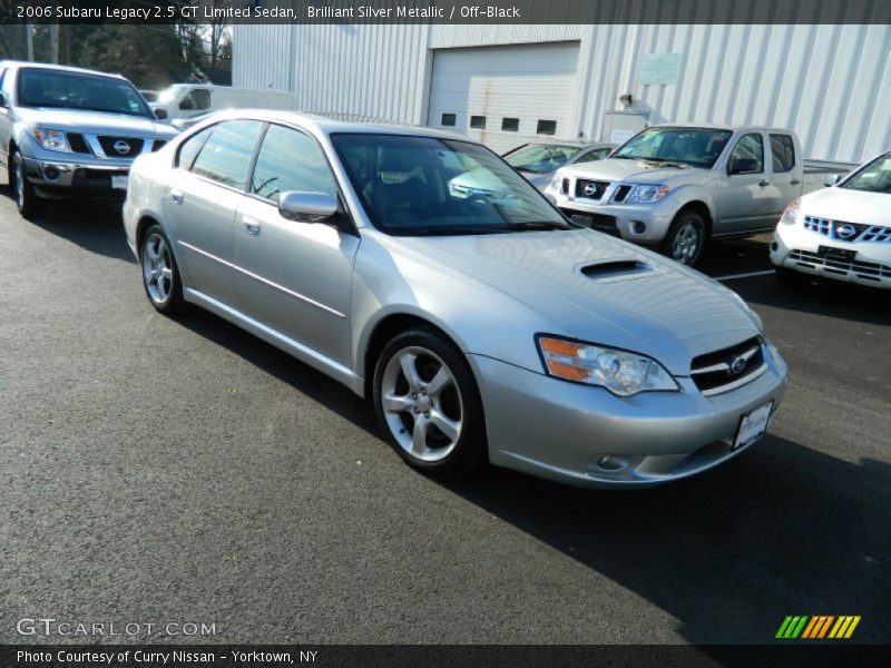 Brilliant Silver Metallic / Off-Black 2006 Subaru Legacy 2.5 GT Limited Sedan