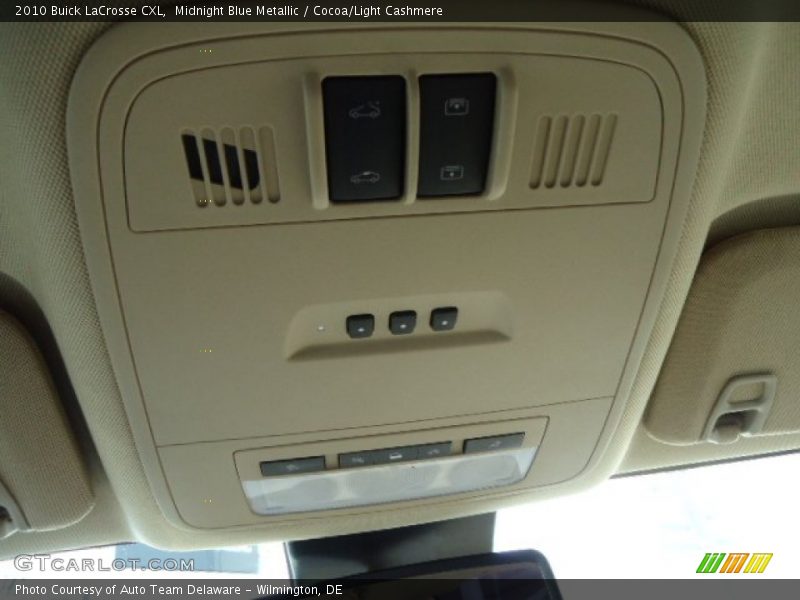 Midnight Blue Metallic / Cocoa/Light Cashmere 2010 Buick LaCrosse CXL