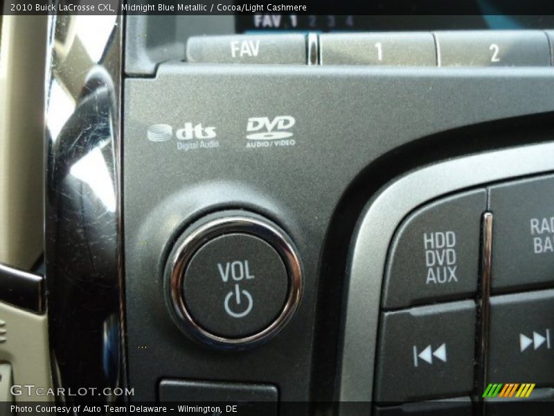 Midnight Blue Metallic / Cocoa/Light Cashmere 2010 Buick LaCrosse CXL