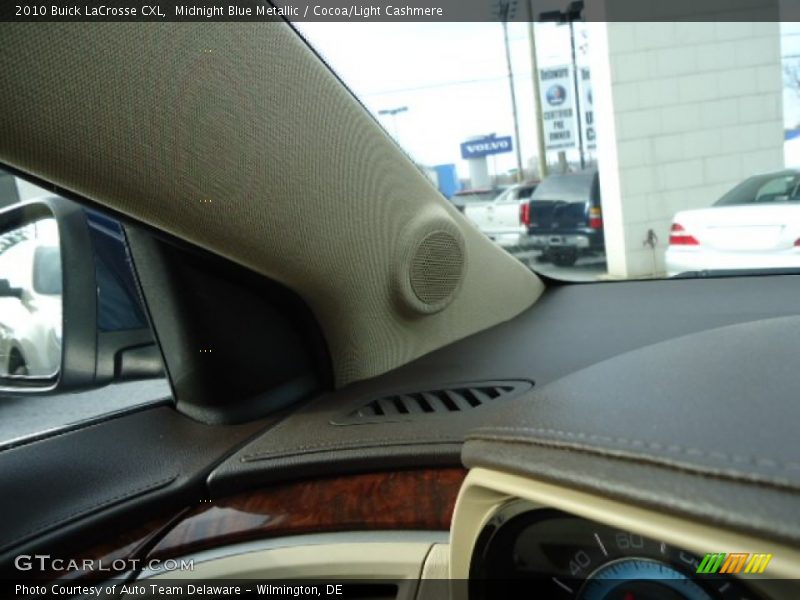 Midnight Blue Metallic / Cocoa/Light Cashmere 2010 Buick LaCrosse CXL