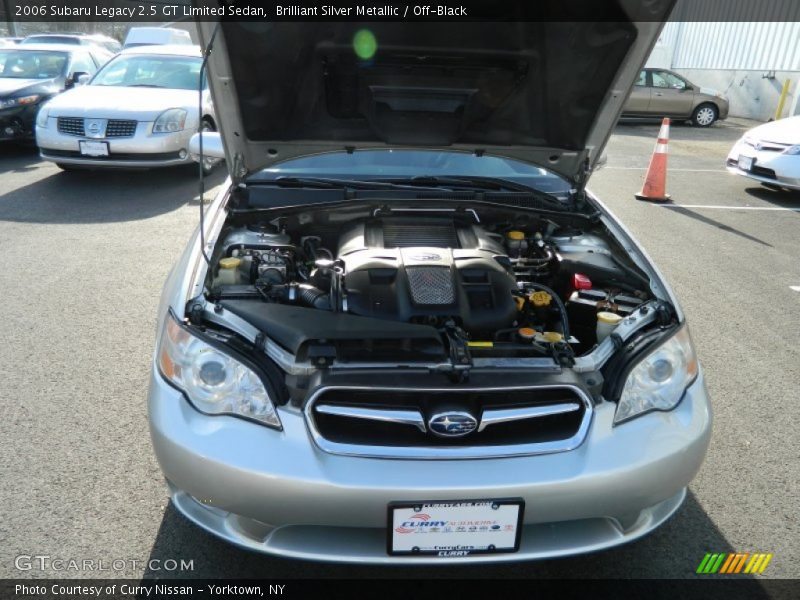 Brilliant Silver Metallic / Off-Black 2006 Subaru Legacy 2.5 GT Limited Sedan