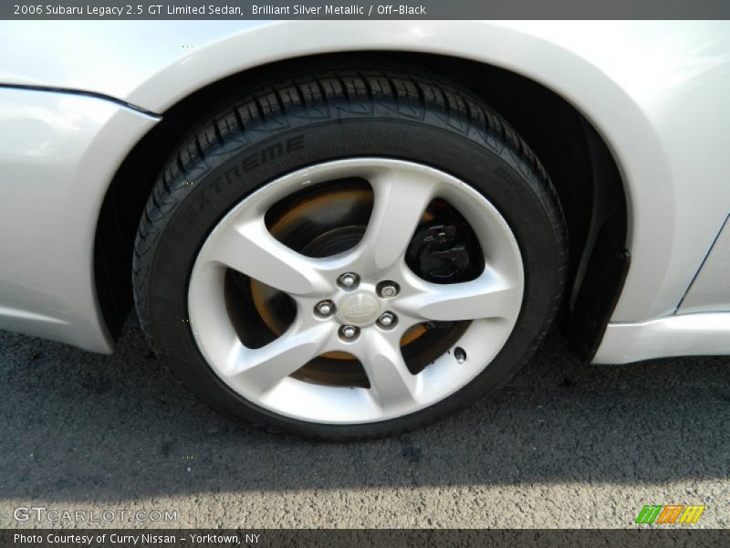 Brilliant Silver Metallic / Off-Black 2006 Subaru Legacy 2.5 GT Limited Sedan