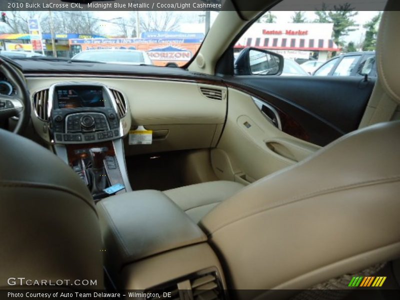 Midnight Blue Metallic / Cocoa/Light Cashmere 2010 Buick LaCrosse CXL