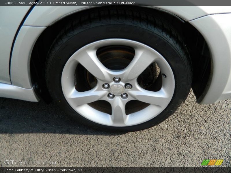 Brilliant Silver Metallic / Off-Black 2006 Subaru Legacy 2.5 GT Limited Sedan