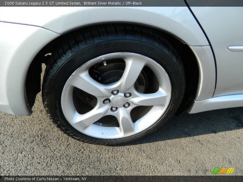 Brilliant Silver Metallic / Off-Black 2006 Subaru Legacy 2.5 GT Limited Sedan