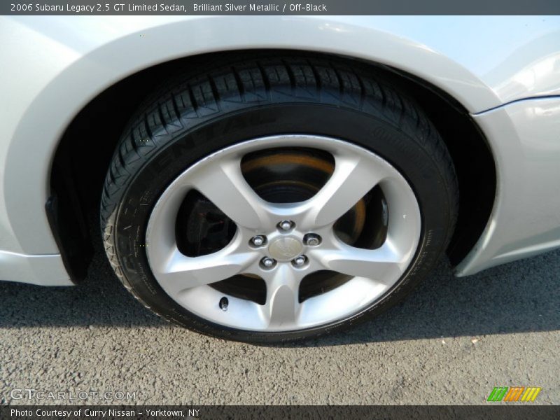 Brilliant Silver Metallic / Off-Black 2006 Subaru Legacy 2.5 GT Limited Sedan