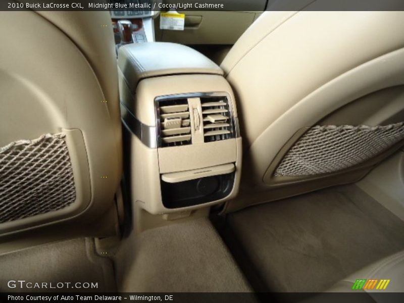 Midnight Blue Metallic / Cocoa/Light Cashmere 2010 Buick LaCrosse CXL