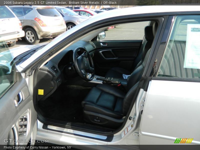 Brilliant Silver Metallic / Off-Black 2006 Subaru Legacy 2.5 GT Limited Sedan