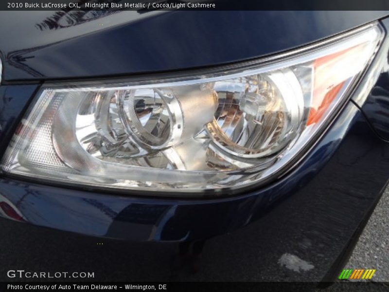 Midnight Blue Metallic / Cocoa/Light Cashmere 2010 Buick LaCrosse CXL