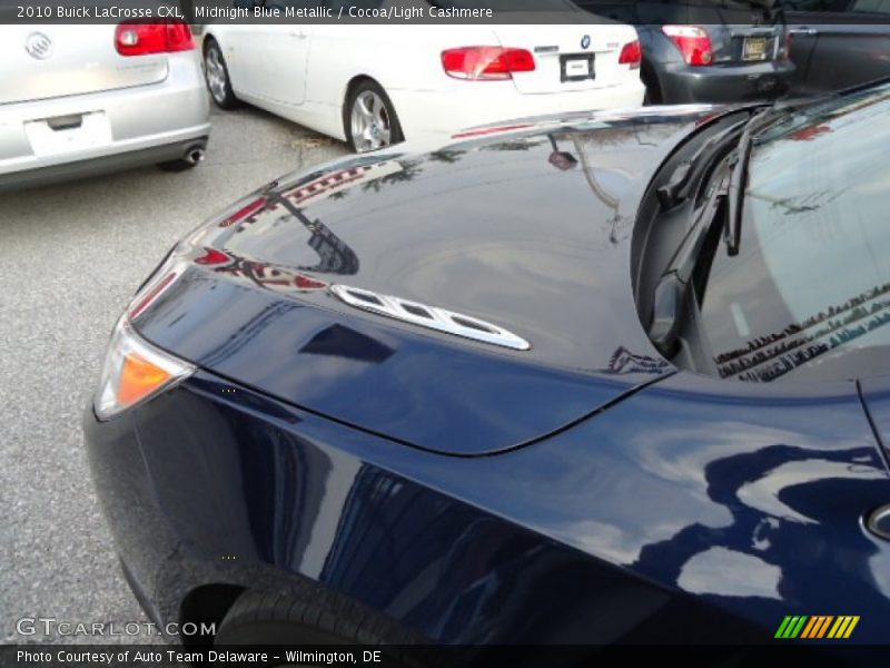 Midnight Blue Metallic / Cocoa/Light Cashmere 2010 Buick LaCrosse CXL