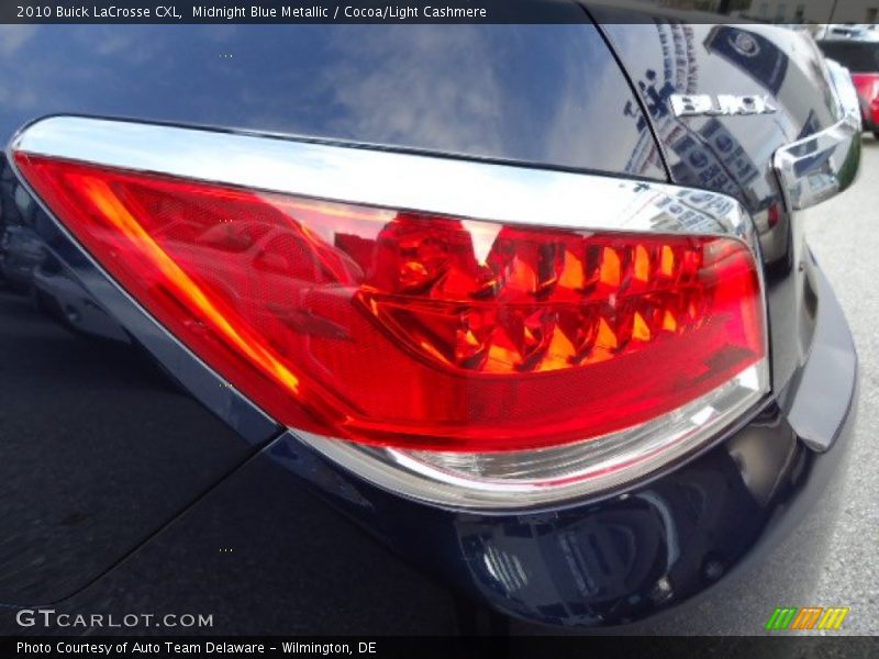 Midnight Blue Metallic / Cocoa/Light Cashmere 2010 Buick LaCrosse CXL