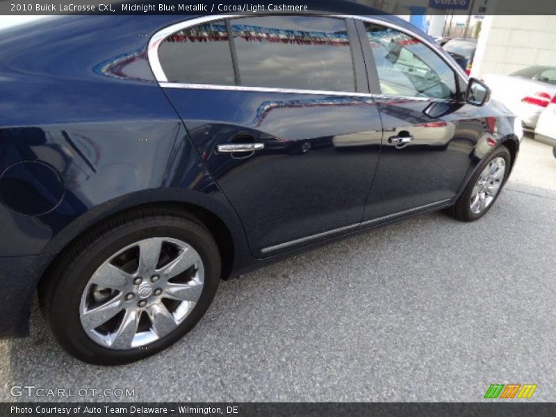 Midnight Blue Metallic / Cocoa/Light Cashmere 2010 Buick LaCrosse CXL