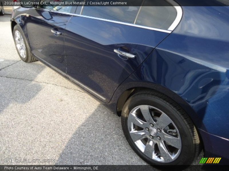Midnight Blue Metallic / Cocoa/Light Cashmere 2010 Buick LaCrosse CXL