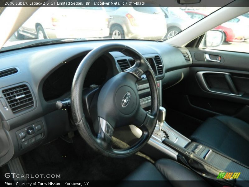 Brilliant Silver Metallic / Off-Black 2006 Subaru Legacy 2.5 GT Limited Sedan