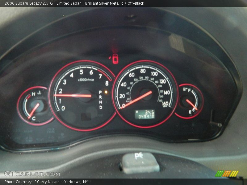 Brilliant Silver Metallic / Off-Black 2006 Subaru Legacy 2.5 GT Limited Sedan