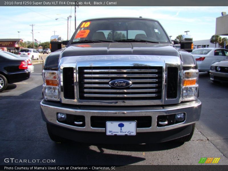 Black / Camel 2010 Ford F250 Super Duty XLT FX4 Crew Cab 4x4
