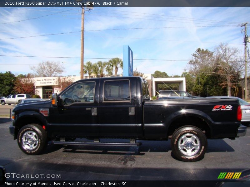 Black / Camel 2010 Ford F250 Super Duty XLT FX4 Crew Cab 4x4