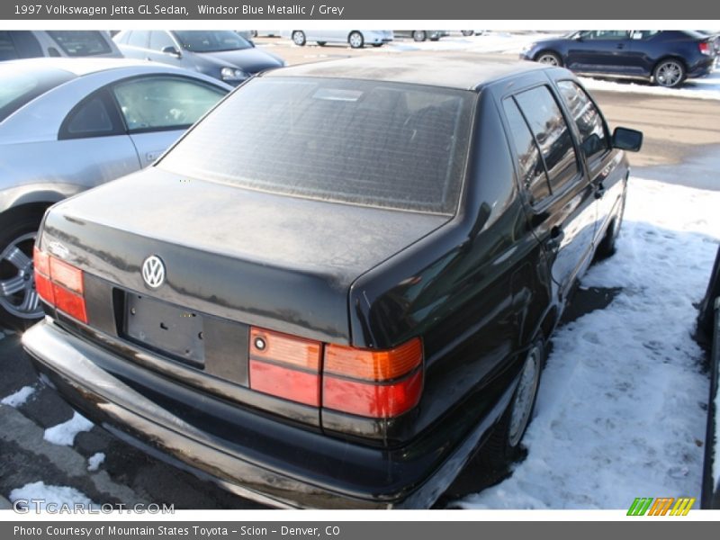 Windsor Blue Metallic / Grey 1997 Volkswagen Jetta GL Sedan