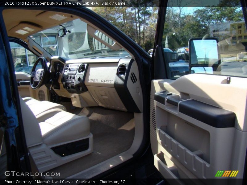 Black / Camel 2010 Ford F250 Super Duty XLT FX4 Crew Cab 4x4