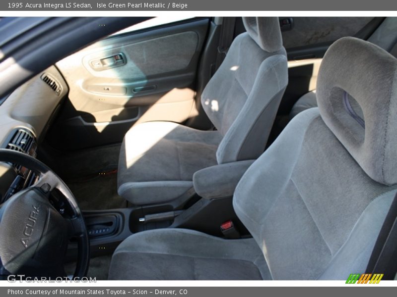 Isle Green Pearl Metallic / Beige 1995 Acura Integra LS Sedan