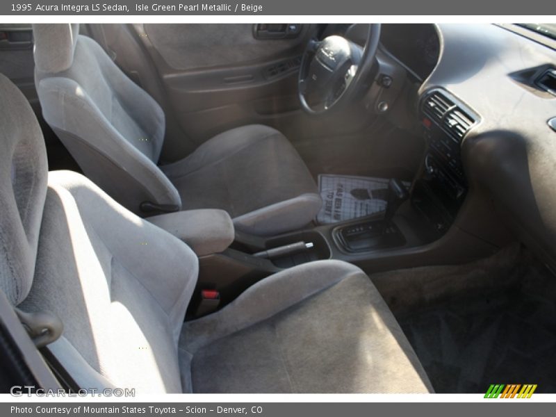 Isle Green Pearl Metallic / Beige 1995 Acura Integra LS Sedan
