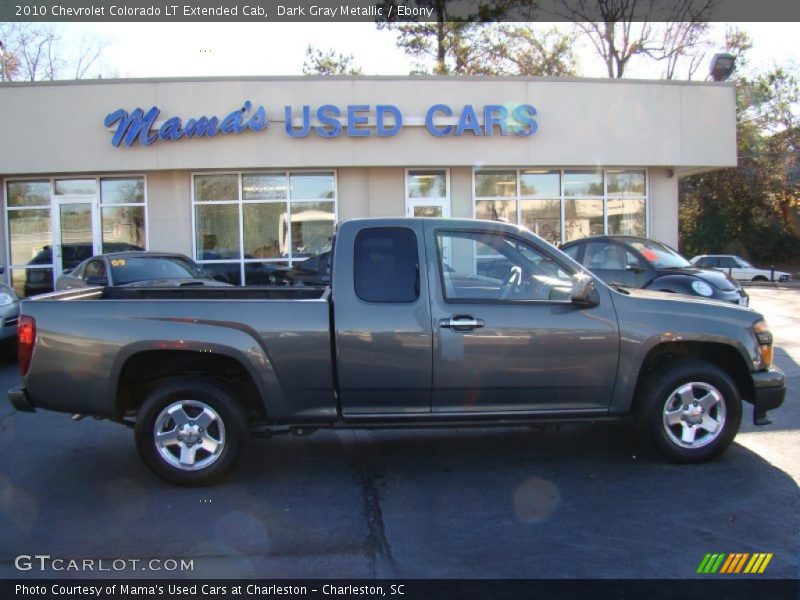 Dark Gray Metallic / Ebony 2010 Chevrolet Colorado LT Extended Cab