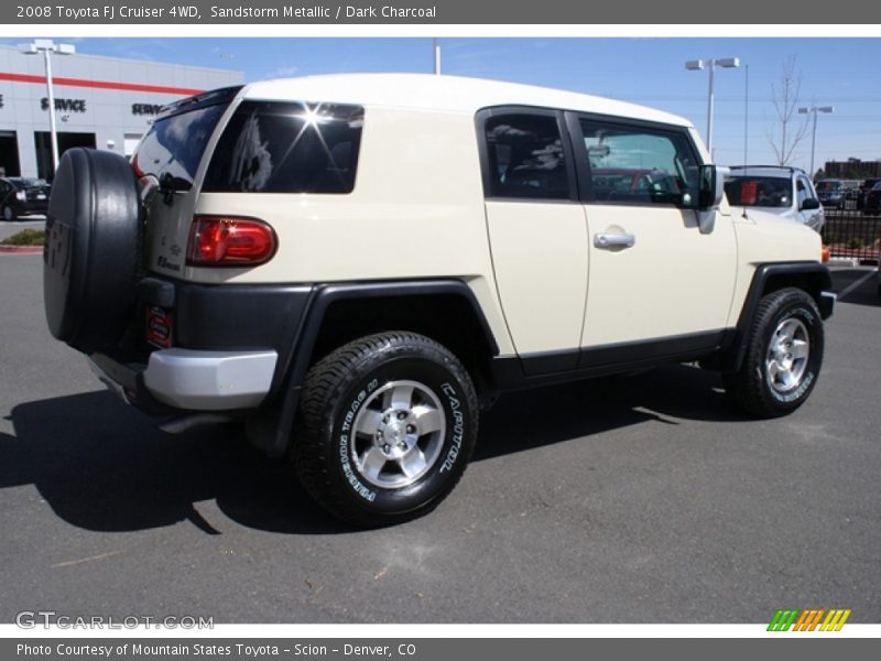 Sandstorm Metallic / Dark Charcoal 2008 Toyota FJ Cruiser 4WD