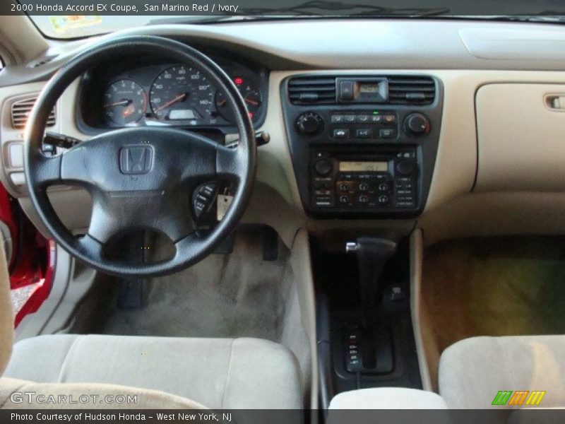 San Marino Red / Ivory 2000 Honda Accord EX Coupe