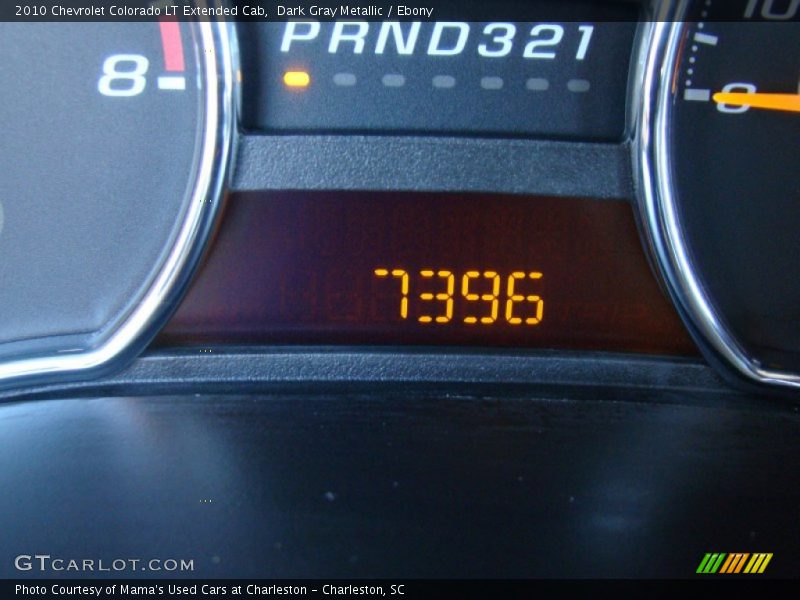 Dark Gray Metallic / Ebony 2010 Chevrolet Colorado LT Extended Cab