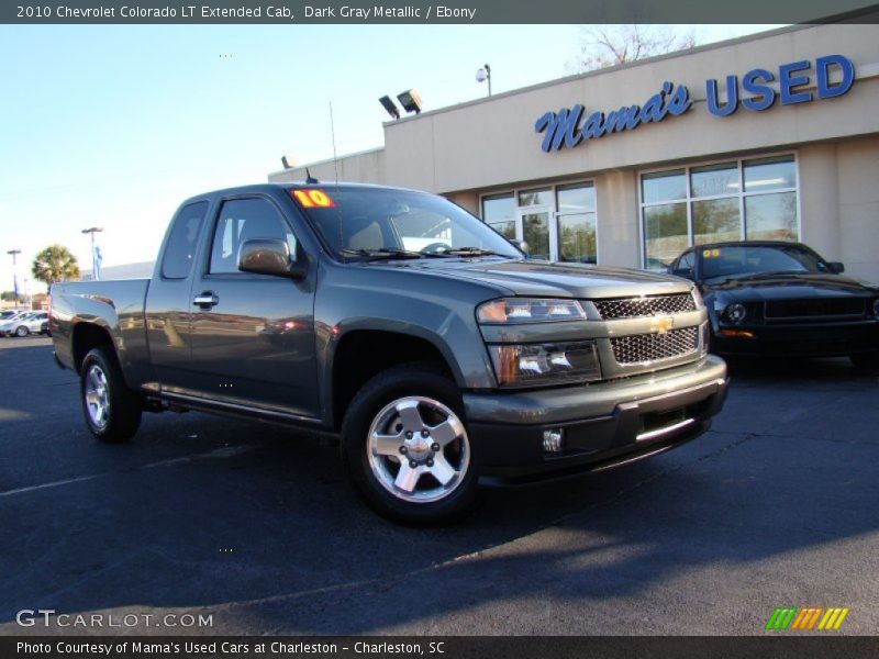 Dark Gray Metallic / Ebony 2010 Chevrolet Colorado LT Extended Cab