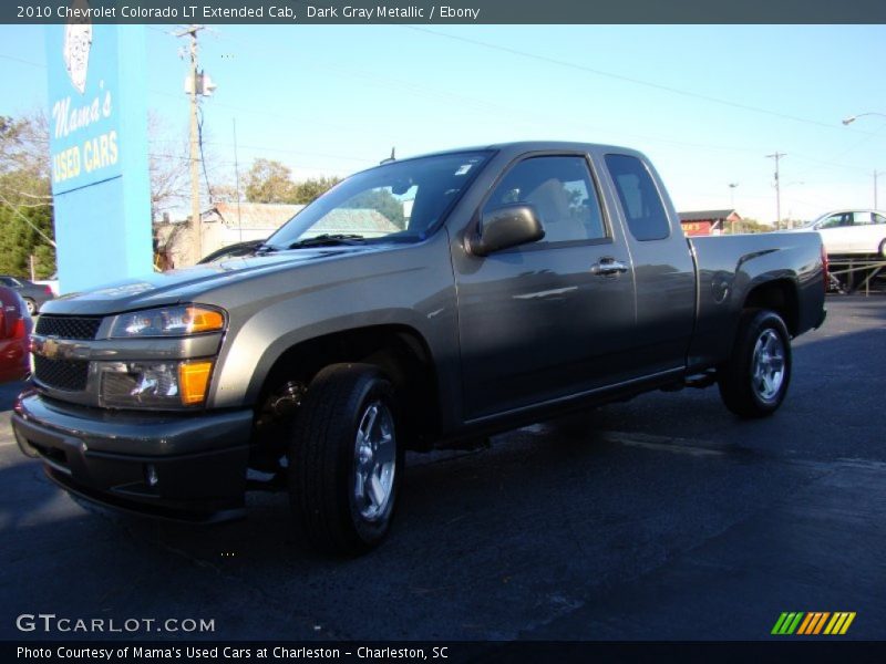 Dark Gray Metallic / Ebony 2010 Chevrolet Colorado LT Extended Cab