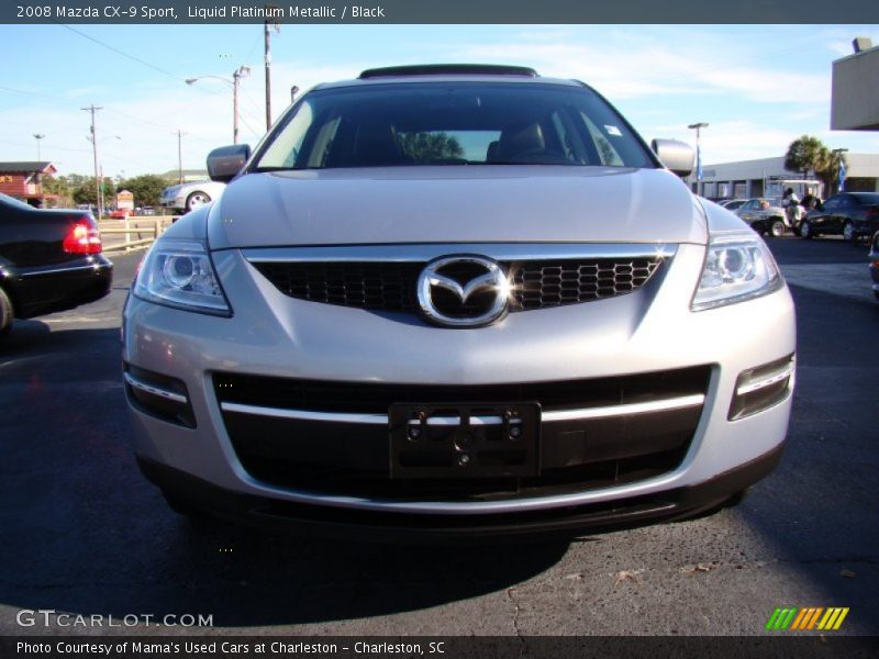 Liquid Platinum Metallic / Black 2008 Mazda CX-9 Sport