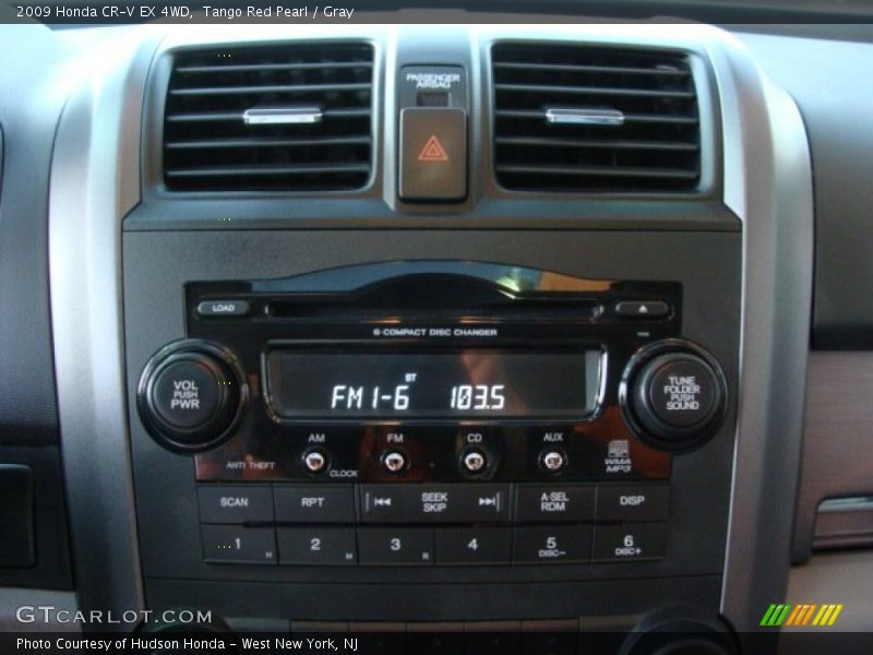 Tango Red Pearl / Gray 2009 Honda CR-V EX 4WD