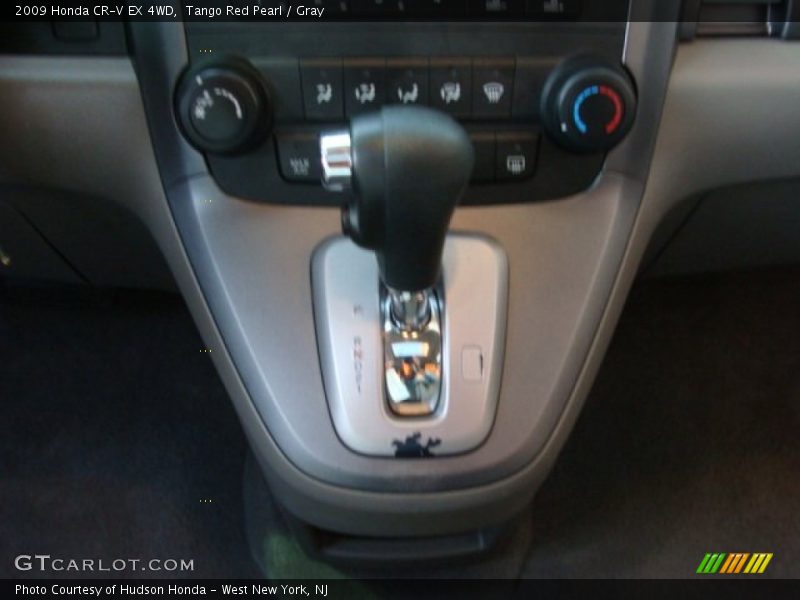 Tango Red Pearl / Gray 2009 Honda CR-V EX 4WD