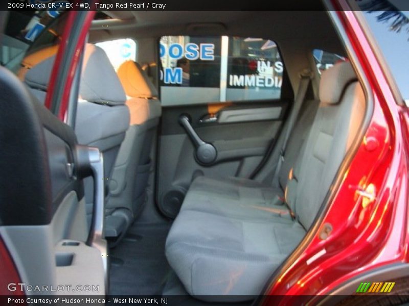Tango Red Pearl / Gray 2009 Honda CR-V EX 4WD