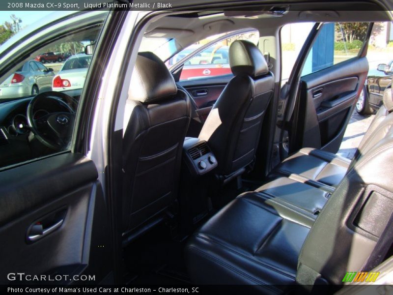 Liquid Platinum Metallic / Black 2008 Mazda CX-9 Sport