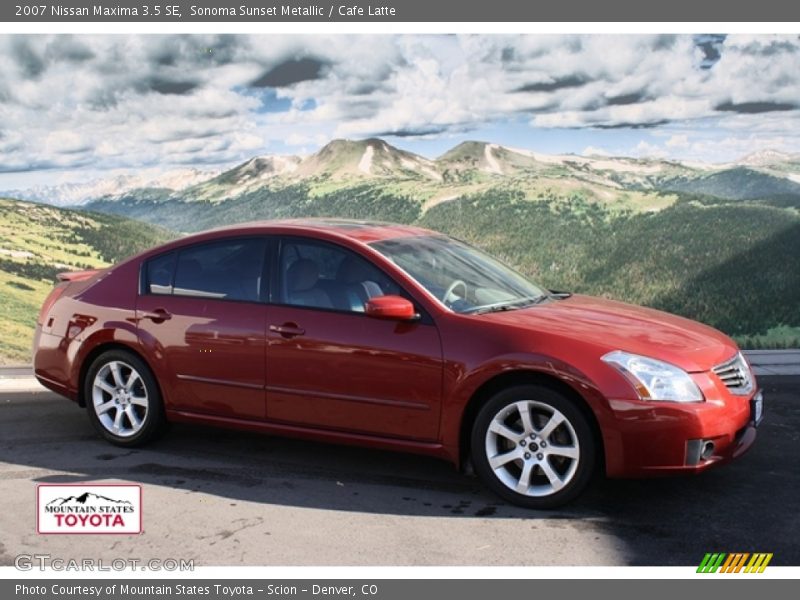 Sonoma Sunset Metallic / Cafe Latte 2007 Nissan Maxima 3.5 SE