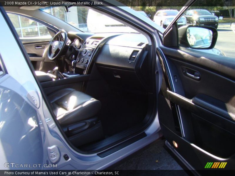 Liquid Platinum Metallic / Black 2008 Mazda CX-9 Sport