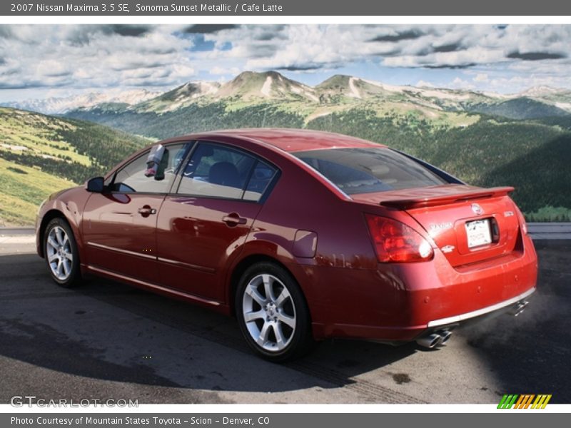 Sonoma Sunset Metallic / Cafe Latte 2007 Nissan Maxima 3.5 SE