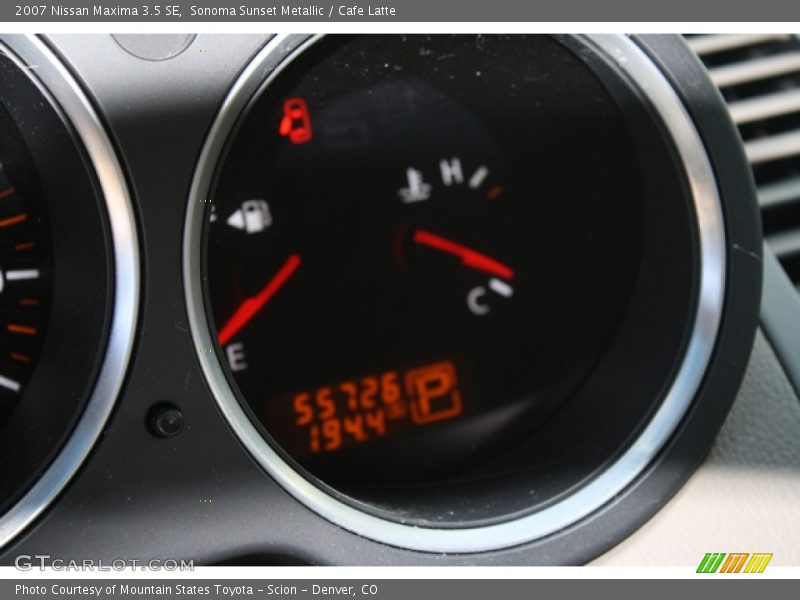 Sonoma Sunset Metallic / Cafe Latte 2007 Nissan Maxima 3.5 SE