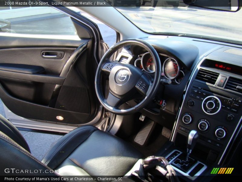 Liquid Platinum Metallic / Black 2008 Mazda CX-9 Sport