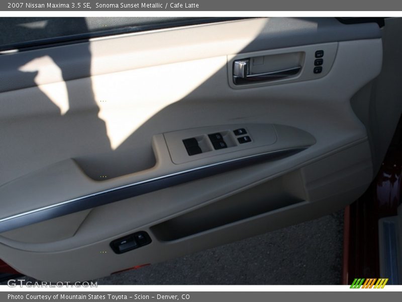 Sonoma Sunset Metallic / Cafe Latte 2007 Nissan Maxima 3.5 SE