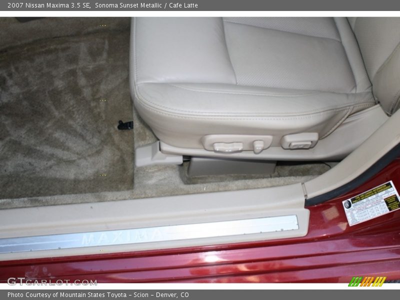 Sonoma Sunset Metallic / Cafe Latte 2007 Nissan Maxima 3.5 SE